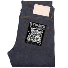 Load image into Gallery viewer, Super Guy - Dia De Los Muertos Selvedge - Indigo by Naked &amp; Famous Denim
