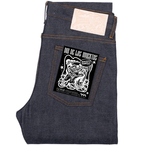 Super Guy - Dia De Los Muertos Selvedge - Indigo by Naked & Famous Denim