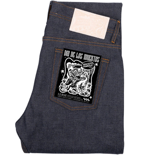 Weird Guy - Dia De Los Muertos Selvedge - Indigo by Naked & Famous Denim