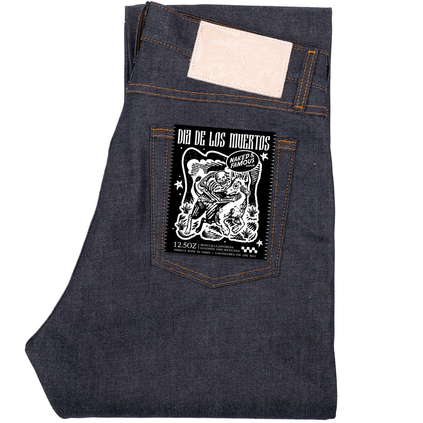 True Guy - Dia De Los Muertos Selvedge - Indigo by Naked & Famous Denim