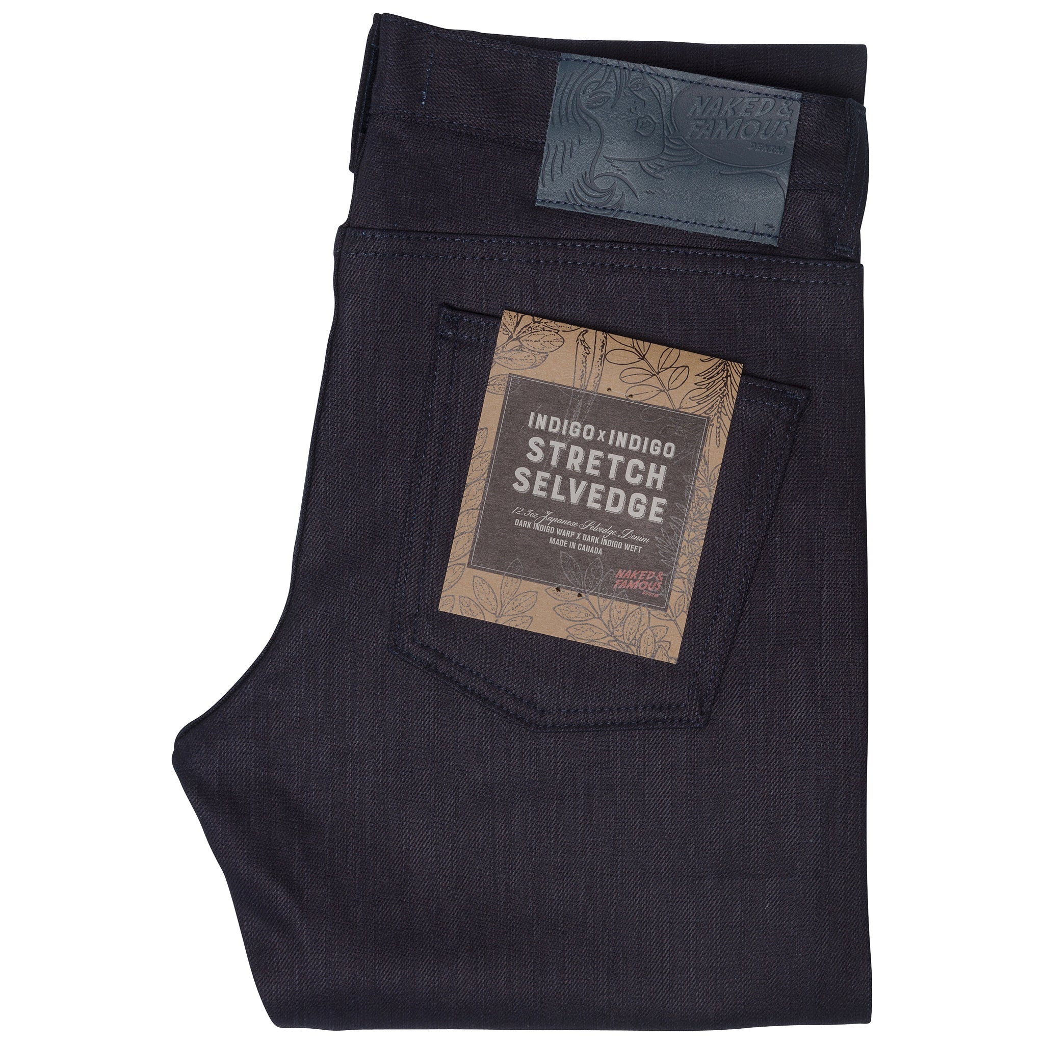 Super Guy - Indigo / Indigo Stretch Selvedge | Naked Super Guy - Indigo / Indigo Stretch Selvedge | Naked