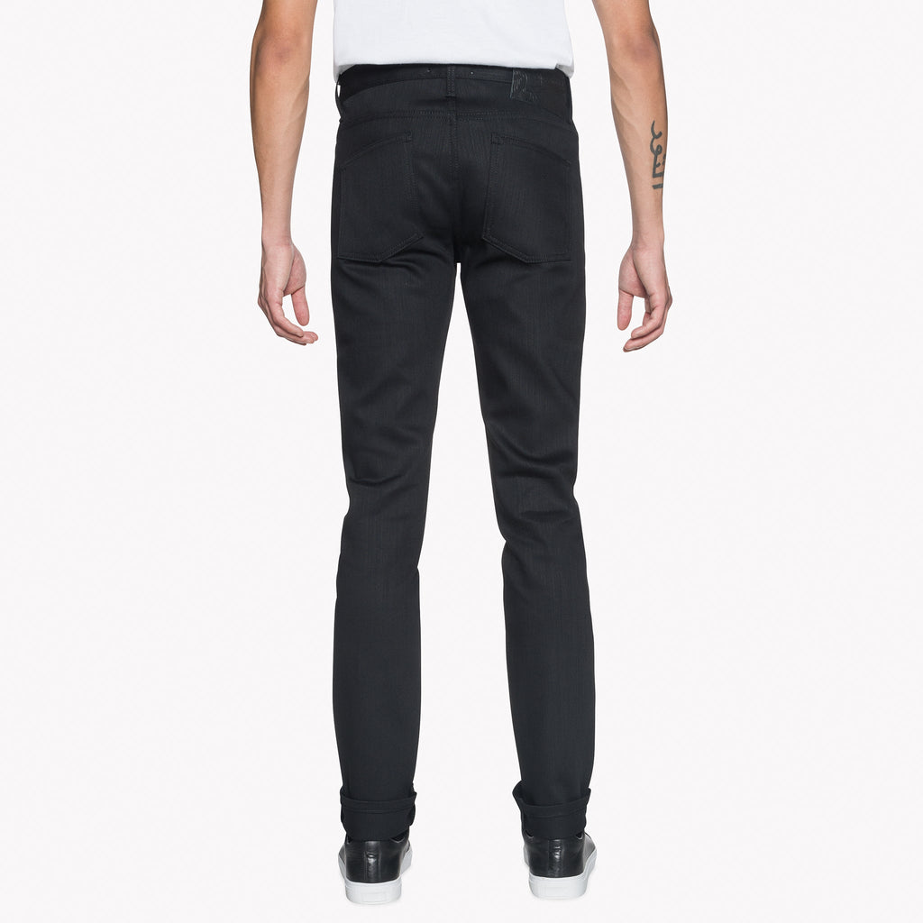 Super Guy - Black Power Stretch by Naked & Famous Denim