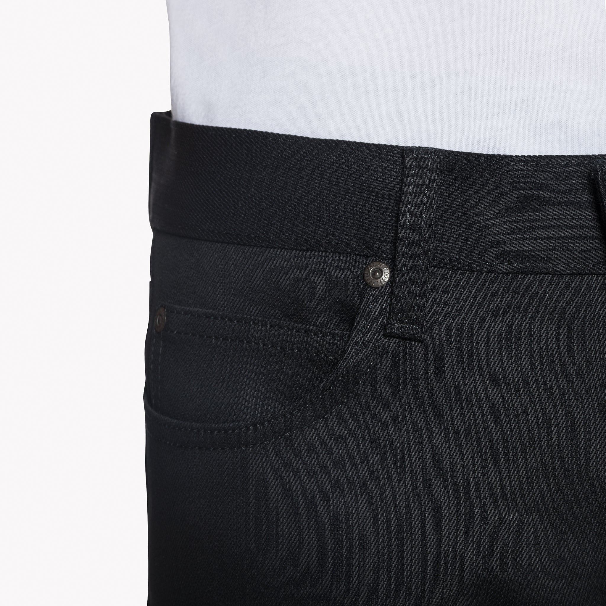 Super Guy - Black Power Stretch by Naked & Famous Denim