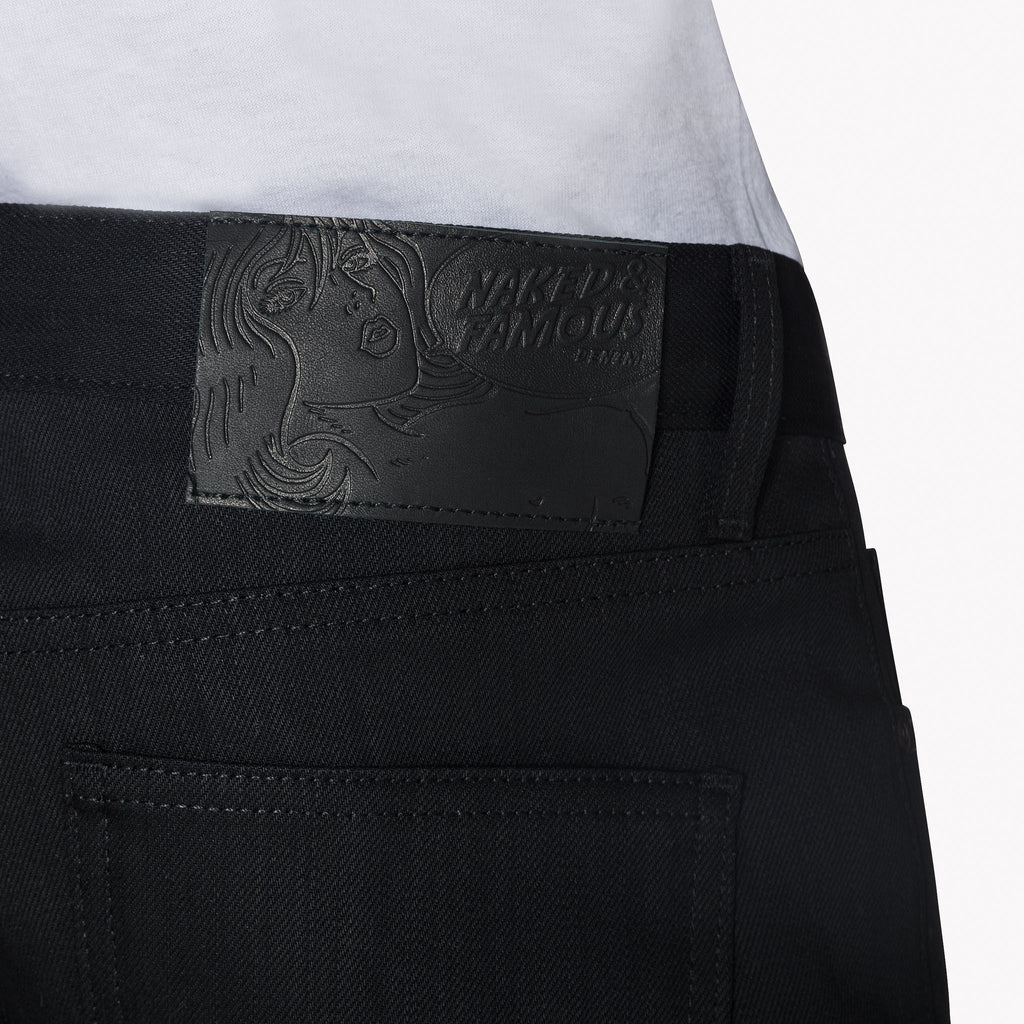 Super Guy - Black Power Stretch by Naked & Famous Denim