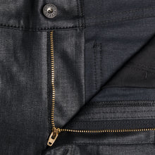 Load image into Gallery viewer, Stacked Guy - Wax Coated Black Stretch | Naked &amp; Famous Denim
