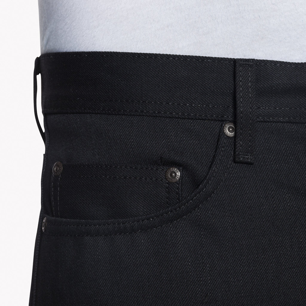 Weird Guy - Solid Black Selvedge by Naked & Famous Denim