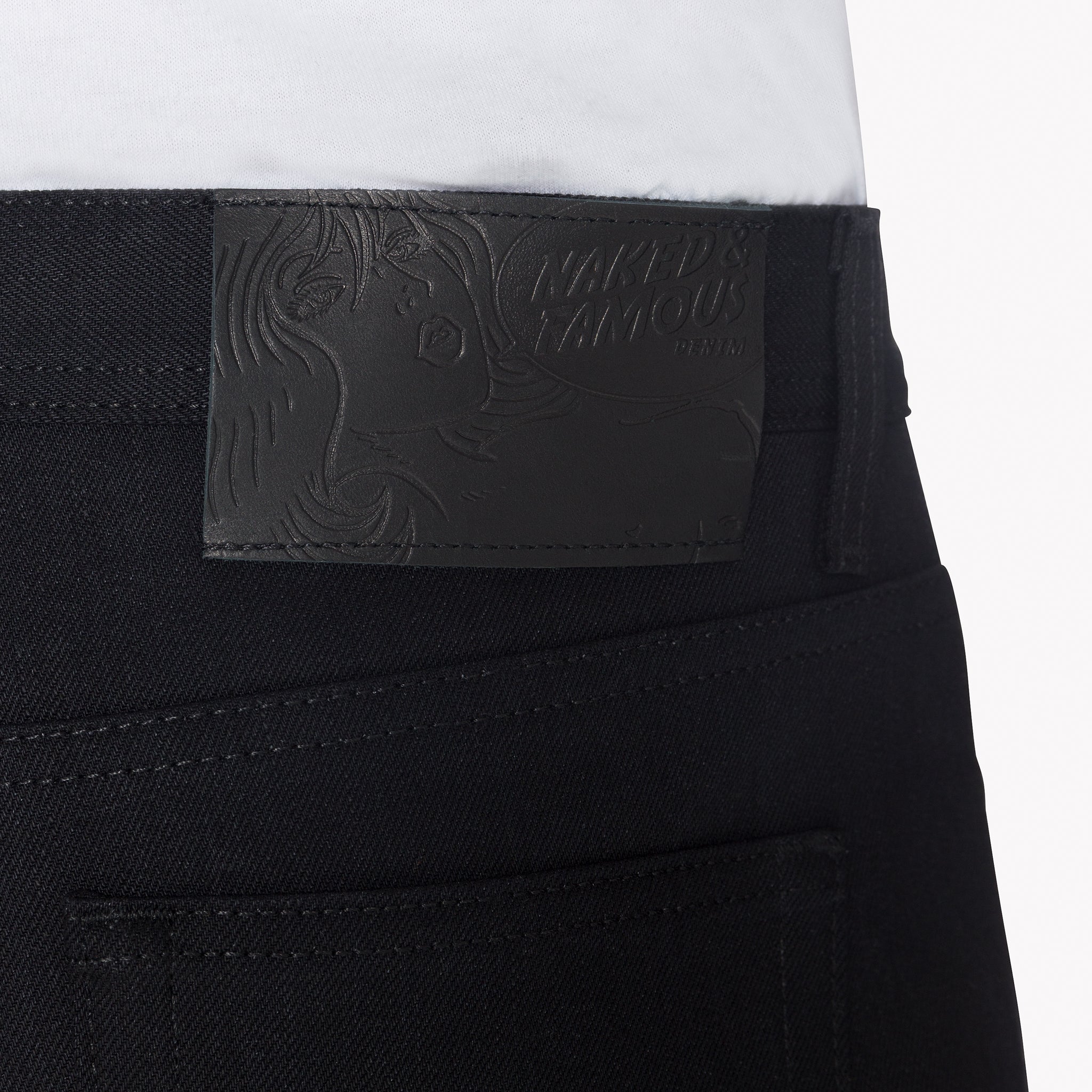 Weird Guy - Solid Black Selvedge by Naked & Famous Denim