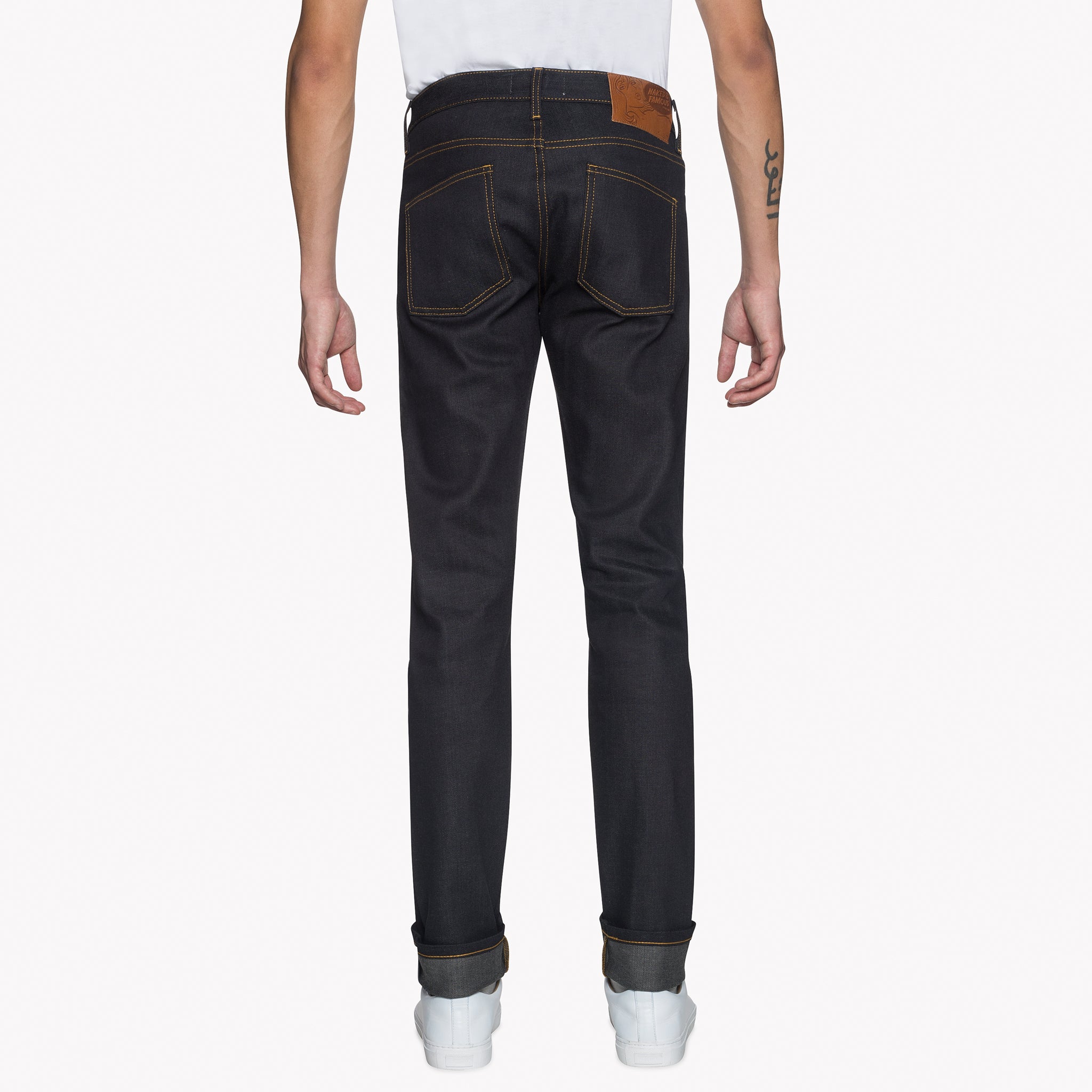 Super Guy - Deep Indigo Stretch Selvedge | Naked & Famous Denim – Naked &  Famous Denim NYC