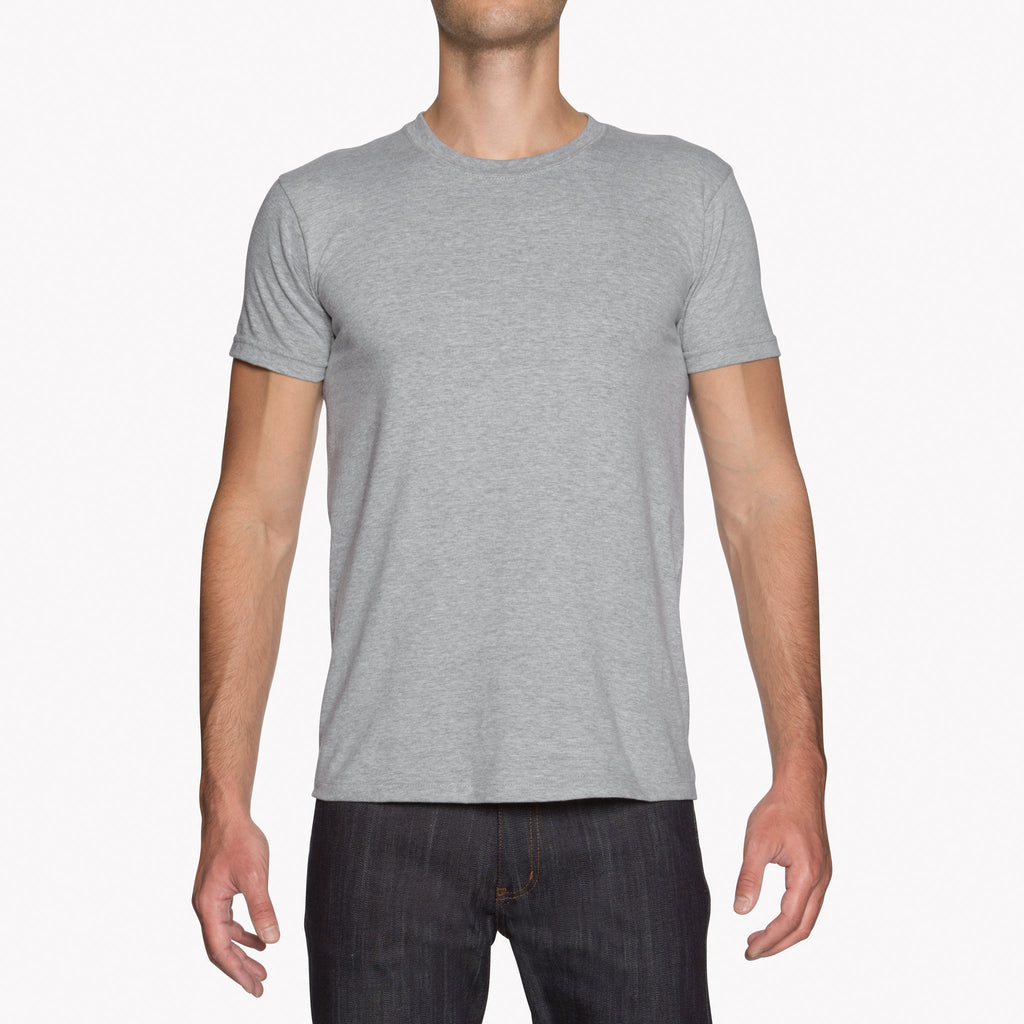Circular Knit T-Shirt - Blue by Naked & Famous Denim