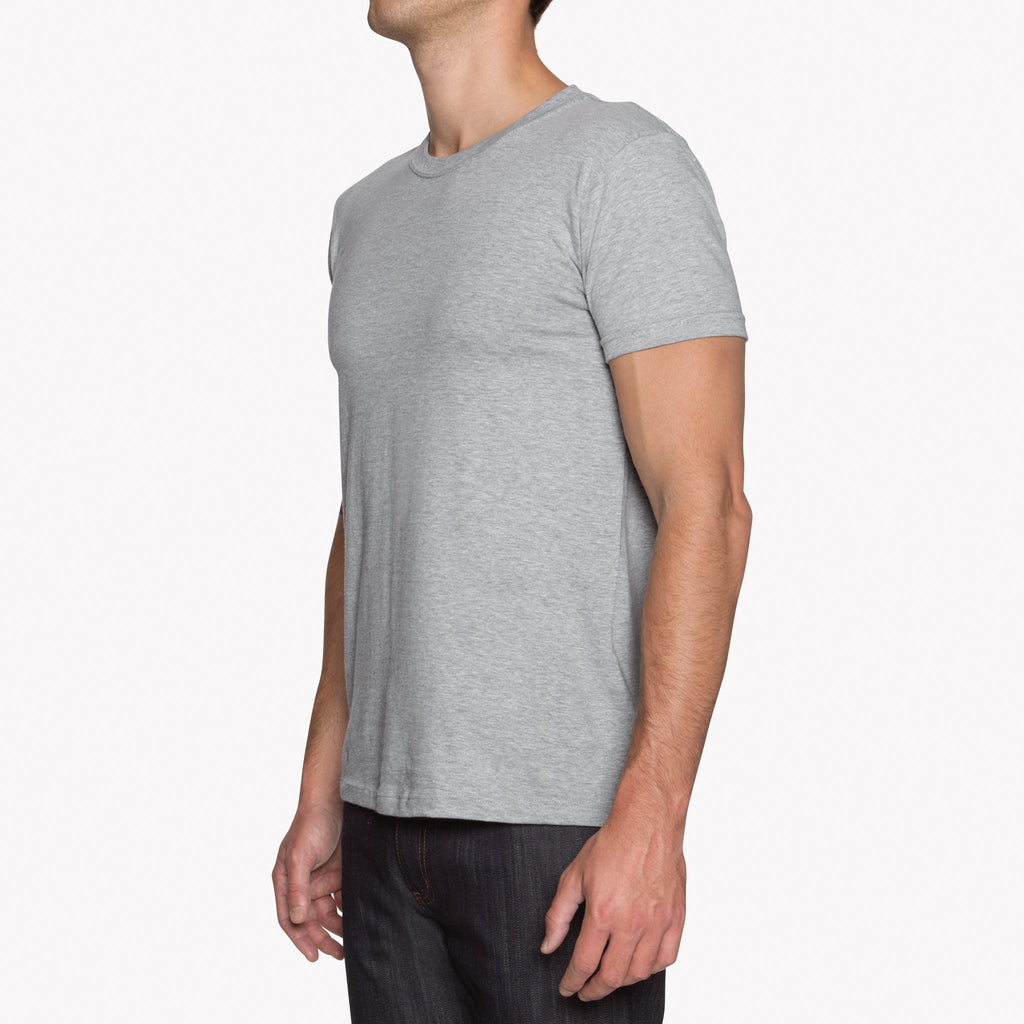 Circular Knit T-Shirt - Blue by Naked & Famous Denim