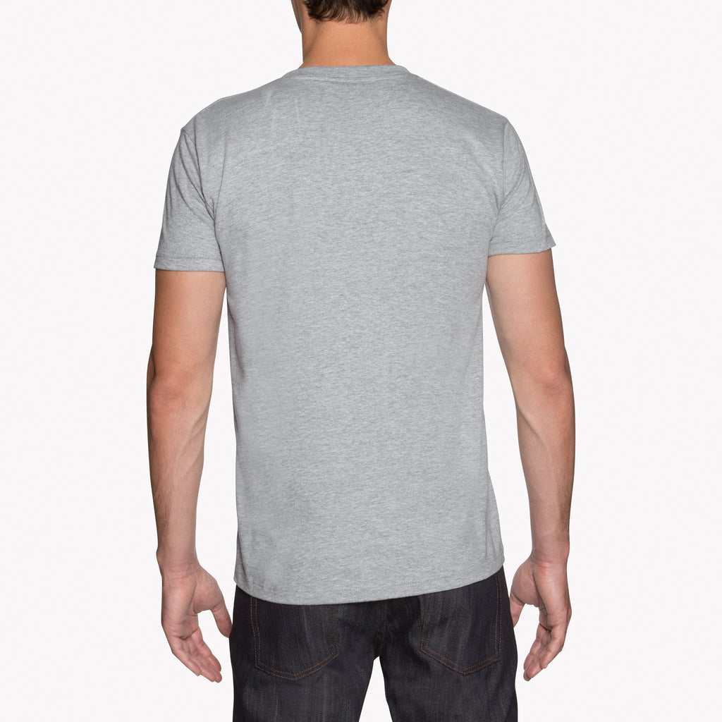 Circular Knit T-Shirt - Blue by Naked & Famous Denim