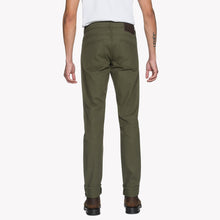 Load image into Gallery viewer, Super Guy - Army Green Duck Selvedge | Naked &amp; Famous Denim
