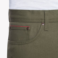 Load image into Gallery viewer, Weird Guy - Army Green Duck Selvedge | Naked &amp; Famous Denim

