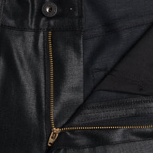Load image into Gallery viewer, Easy Guy - Wax Coated Black Stretch | Naked &amp; Famous Denim
