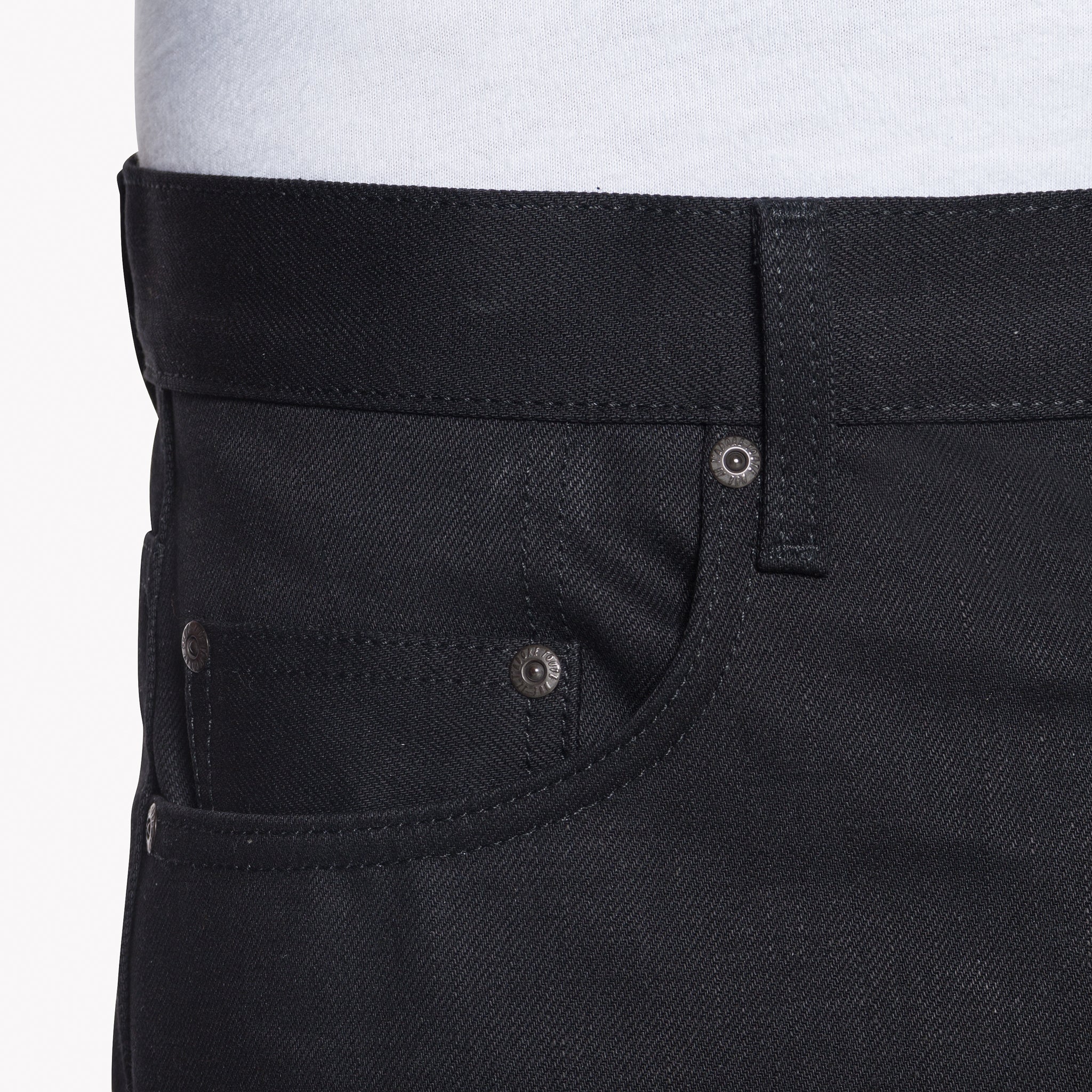 Easy Guy - Solid Black Selvedge by Naked & Famous Denim