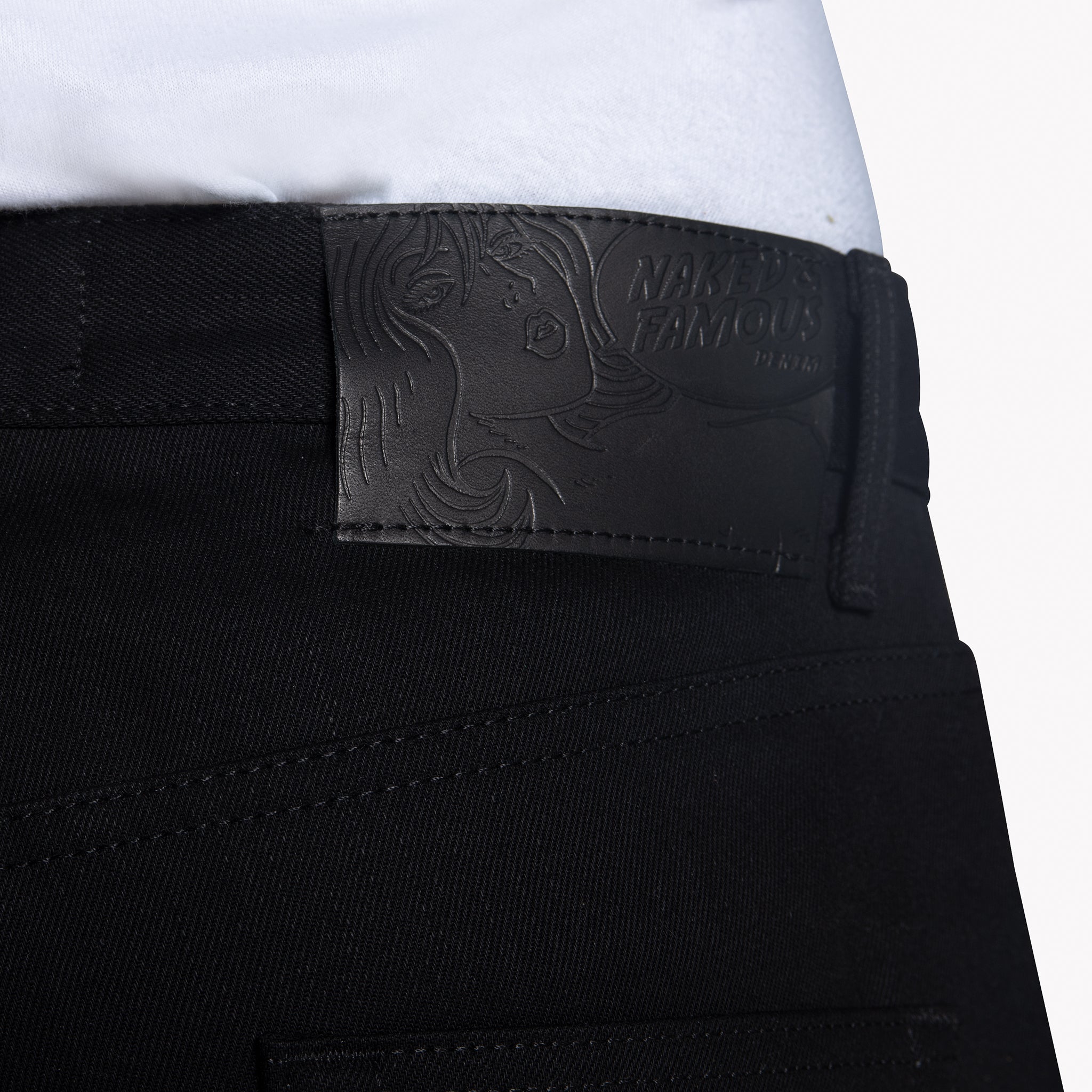 Strong Guy - Solid Black Selvedge by Naked & Famous Denim