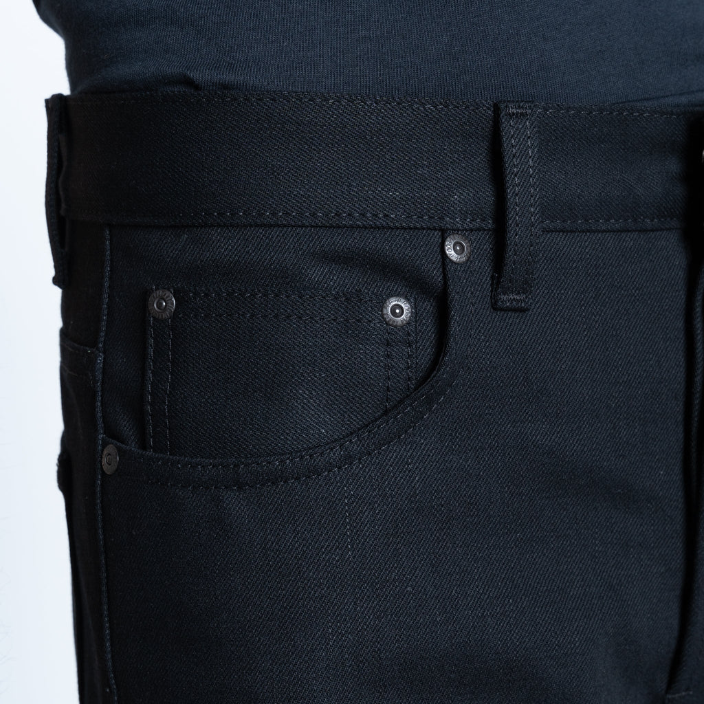 Groovy Guy - Solid Black Selvedge by Naked & Famous Denim