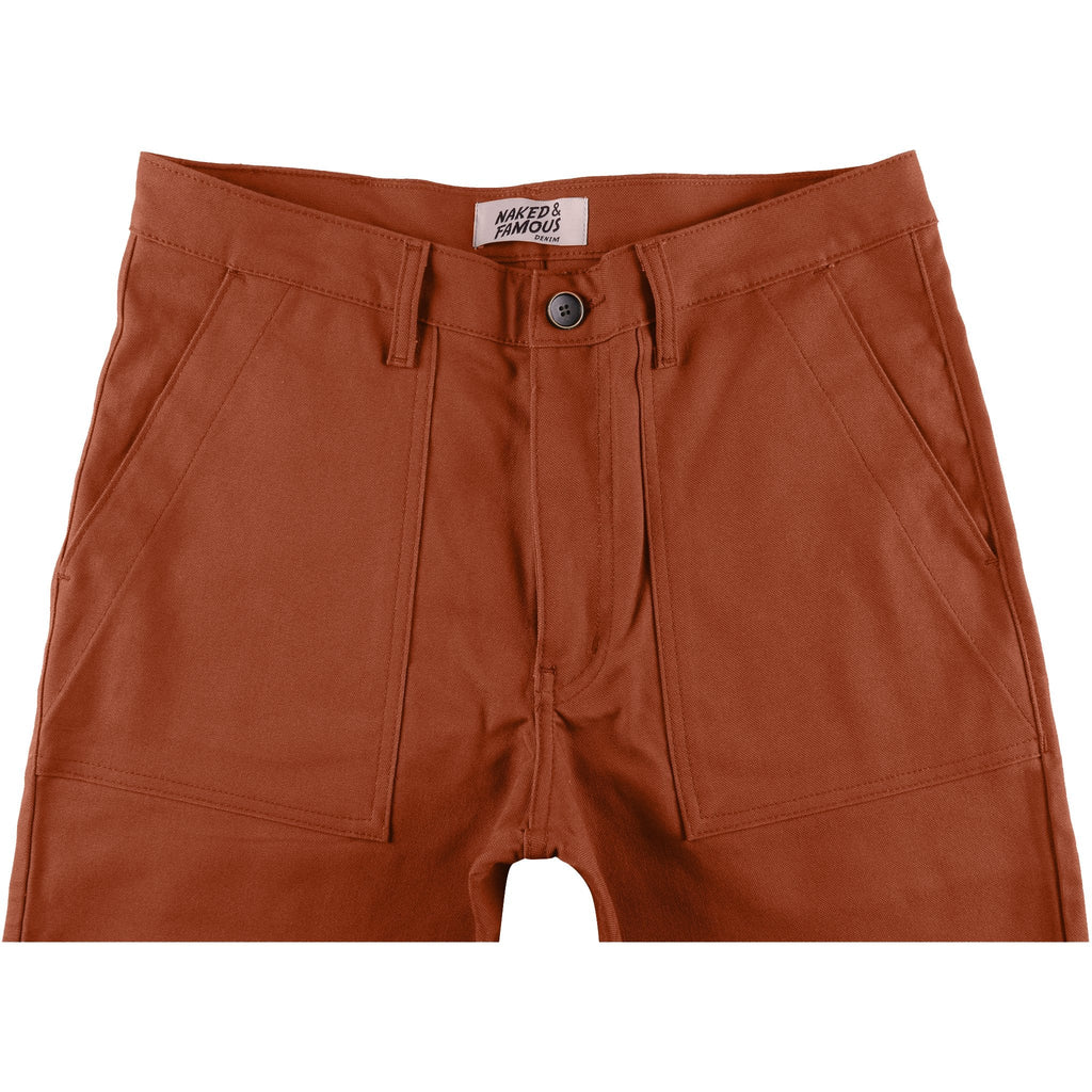 Work Pant -  Brick Canvas by Naked & Famous Denim