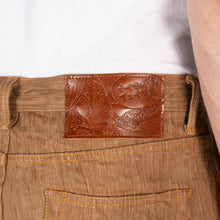 Load image into Gallery viewer,  Super Guy - MIJ11 - Tokushima Intangible Cultural Treasure Hand Dyed Kakishibu Selvedge
