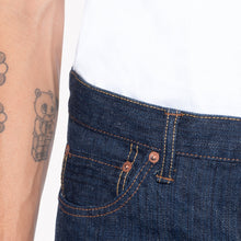 Load image into Gallery viewer, Super Guy - MIJ9 - &quot;Tennen Ai&quot; Natural Indigo Slub Selvedge | Naked &amp; Famous Denim
