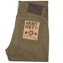 Load image into Gallery viewer, Weird Guy - Army HBT - Olive Drab | Naked &amp; Famous Denim
