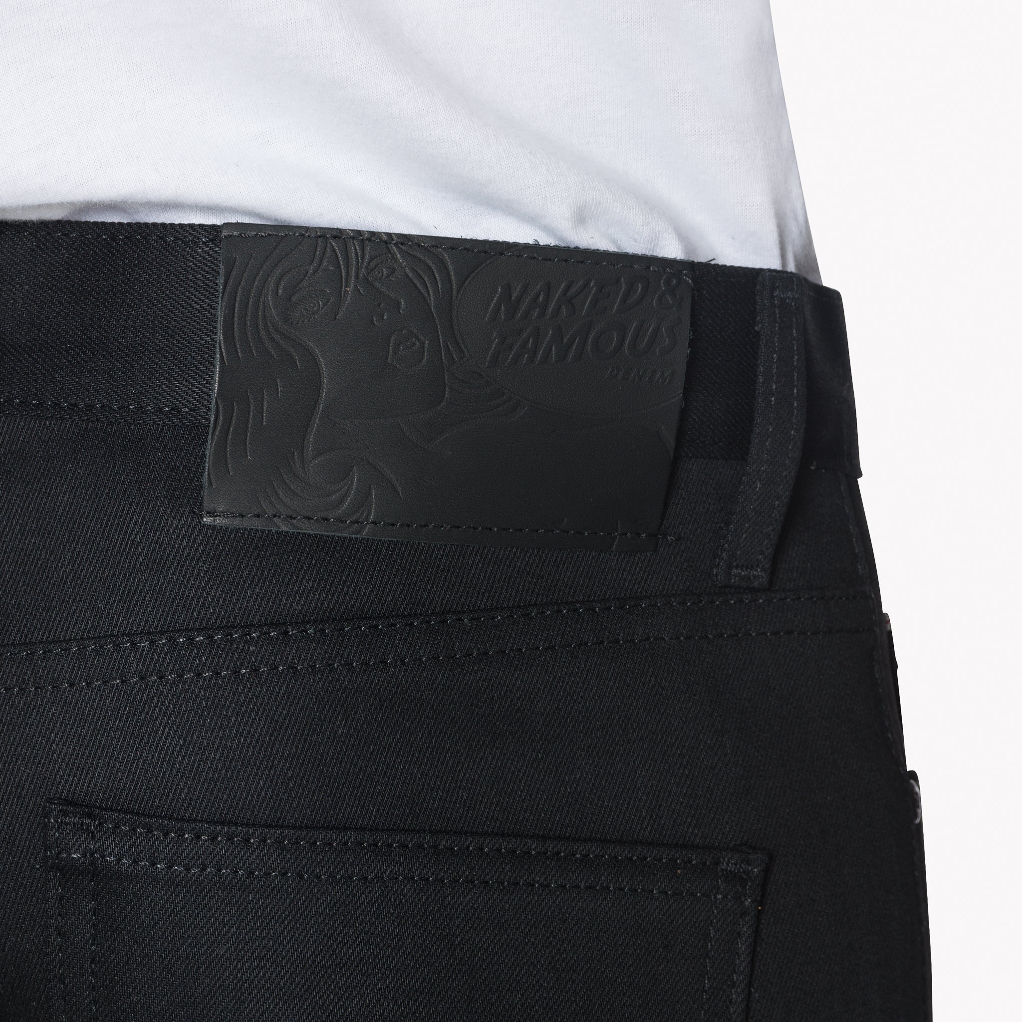 Super Guy - Black Cobra Stretch Selvedge by Naked & Famous Denim