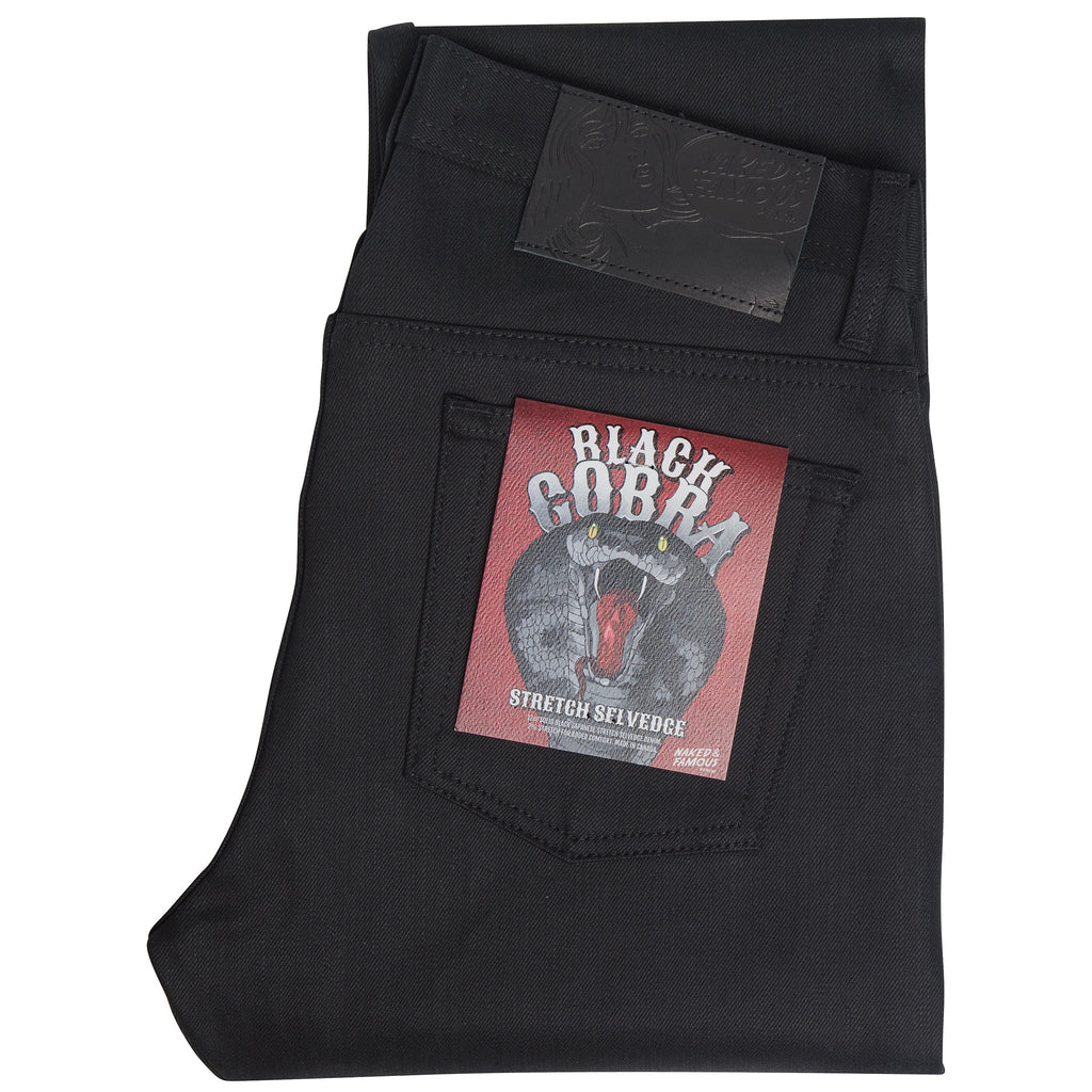 Weird Guy - Black Cobra Stretch Selvedge by Naked & Famous Denim