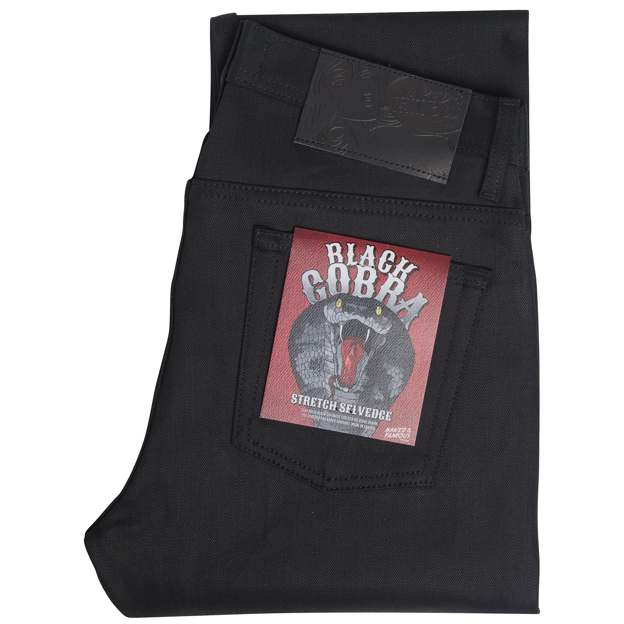 Weird Guy - Black Cobra Stretch Selvedge by Naked & Famous Denim