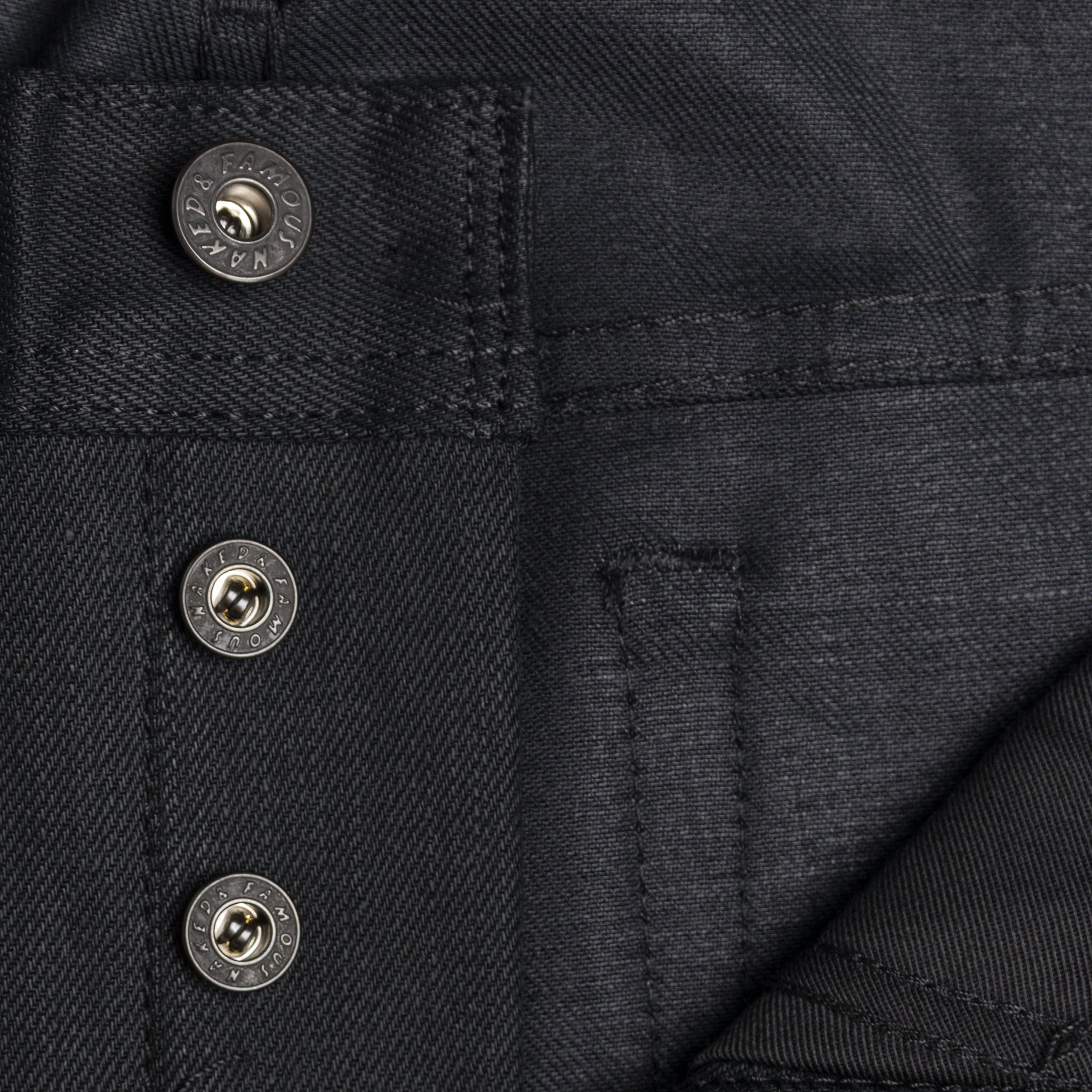 Super Guy - Black Cobra Stretch Selvedge by Naked & Famous Denim