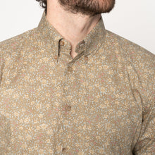 Load image into Gallery viewer, Easy Shirt - Bell Flowers - Cinnamon | Naked &amp; Famous Denim
