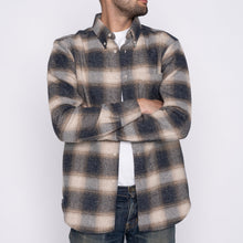 Load image into Gallery viewer, Easy Shirt - Tweedy Cotton Vintage Brushed - Sand | Naked &amp; Famous Denim
