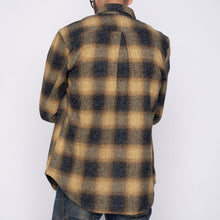 Load image into Gallery viewer, Easy Shirt - Tweedy Cotton Vintage Brushed - Yellow | Naked &amp; Famous Denim
