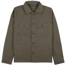 Load image into Gallery viewer, Work Shirt - Green Rinsed Oxford
