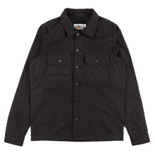 Load image into Gallery viewer, Work Shirt - Military Satin - Black | Naked &amp; Famous Denim
