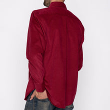 Load image into Gallery viewer, Easy Shirt - Cotton Dyed Corduroy - Burgundy | Naked &amp; Famous Denim
