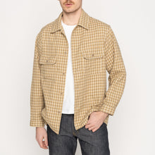 Load image into Gallery viewer, Over Shirt - Yarn Dyed Double Cloth - Sand | Naked &amp; Famous Denim
