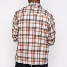Load image into Gallery viewer, Work Shirt - Triple Yarn Twill Check Brush - Beige | Naked &amp; Famous Denim
