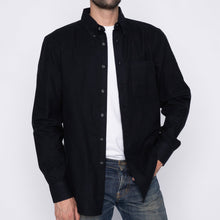 Load image into Gallery viewer, Easy Shirt - Solid Flannel - Black | Naked &amp; Famous Denim

