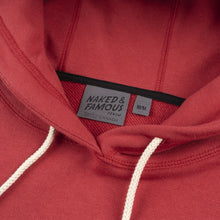 Load image into Gallery viewer, Pullover Hoodie - Heavyweight Terry - Red - Collar
