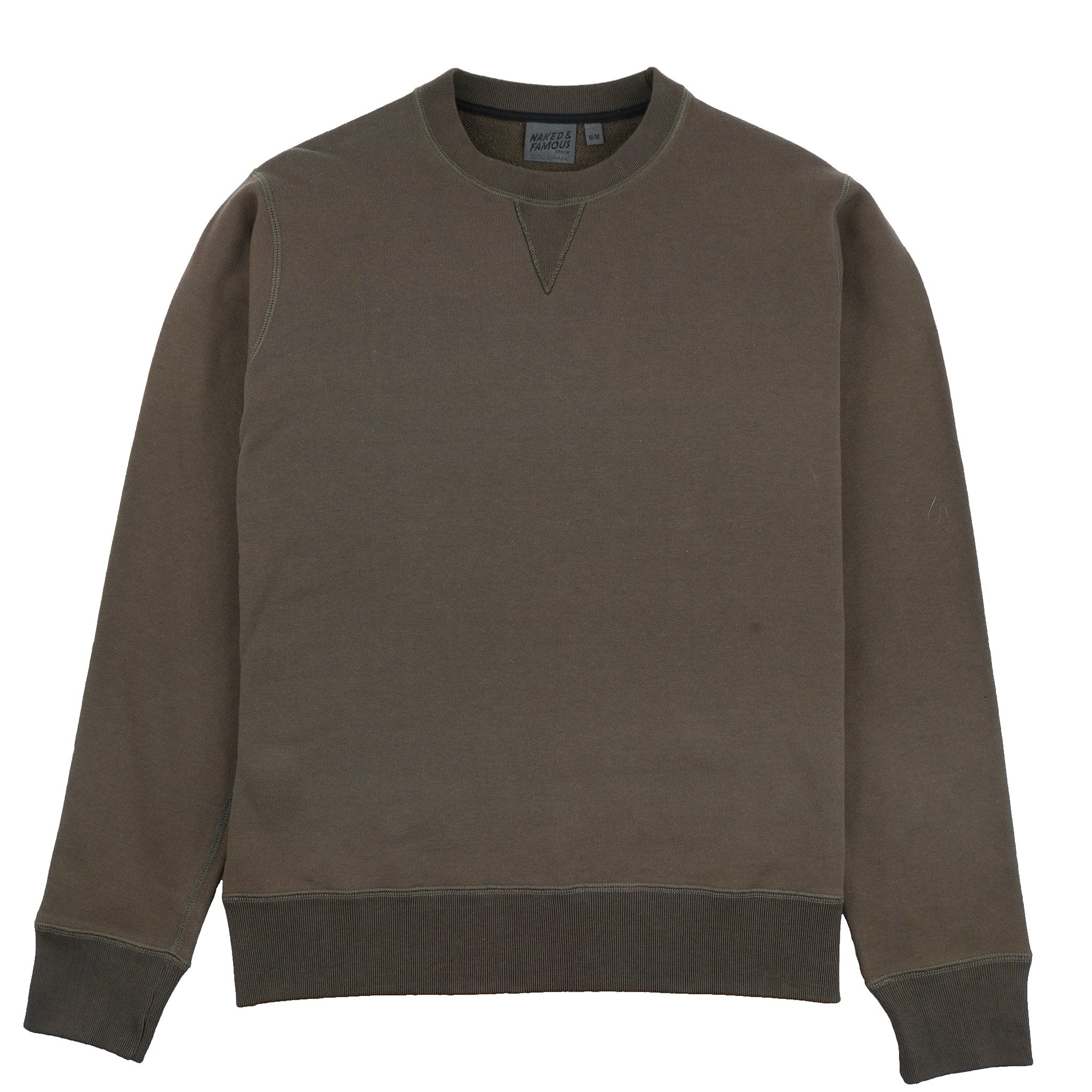 Crewneck - Heavyweight Terry - Navy by Naked & Famous Denim