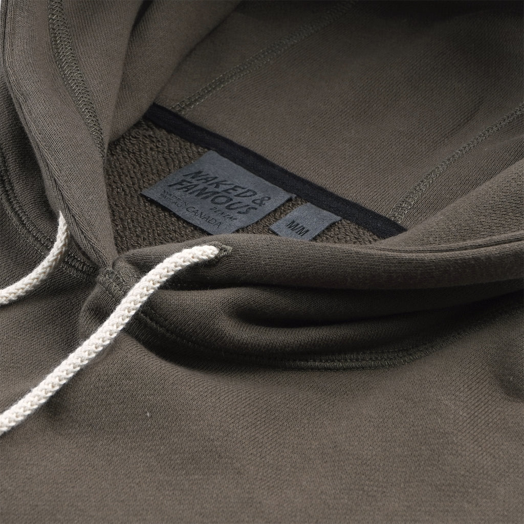Pullover Hoodie - Heavyweight Terry - Charcoal by Naked & Famous Denim