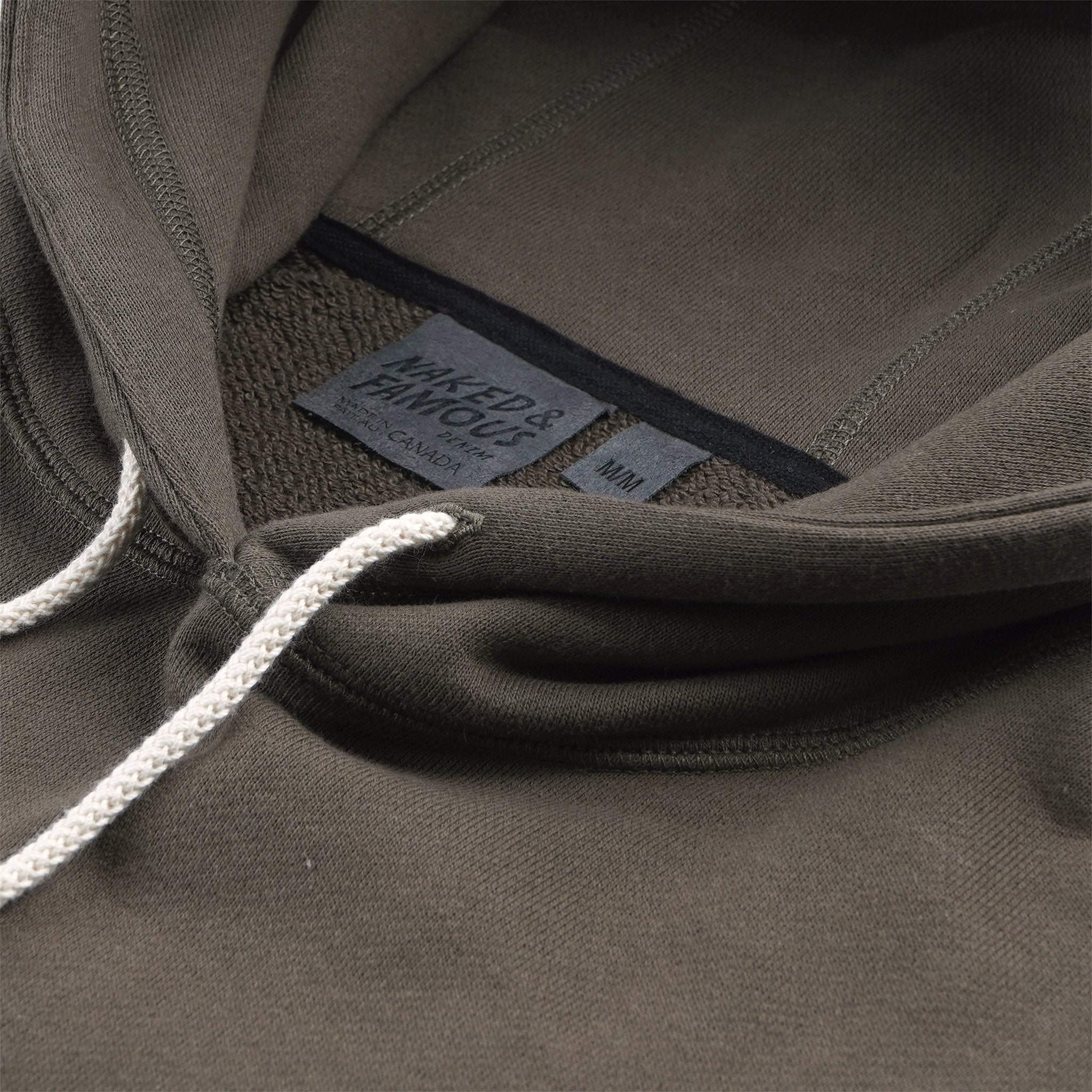 Pullover Hoodie - Heavyweight Terry - Charcoal by Naked & Famous Denim
