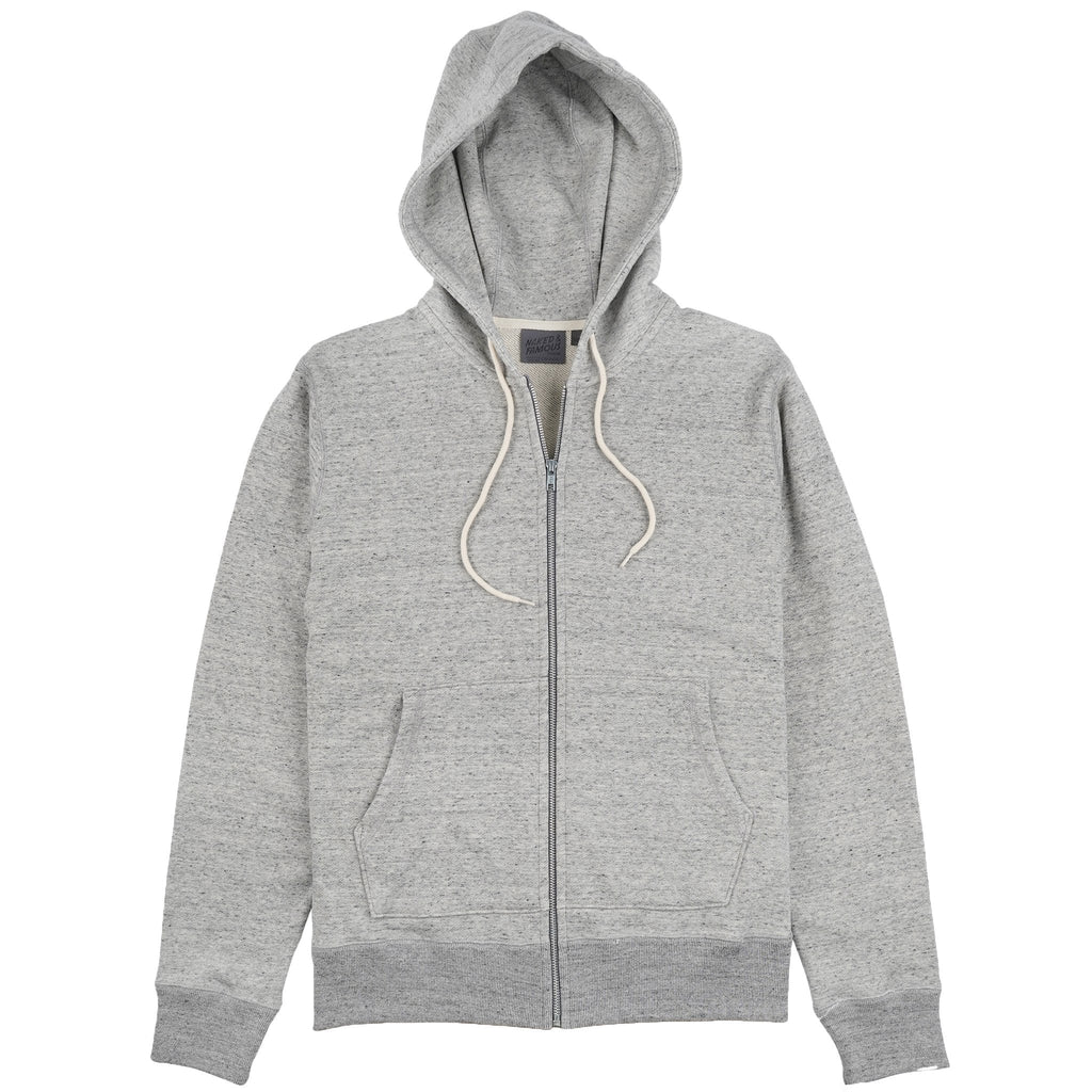 Zip Hoodie - Heavyweight Terry - Charcoal by Naked & Famous Denim