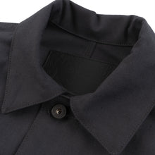 Load image into Gallery viewer, Chore Coat - Black Canvas - collar
