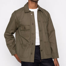 Load image into Gallery viewer, Chore Coat - Army HBT - Olive Drab | Naked &amp; Famous Denim
