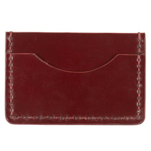 Load image into Gallery viewer, Card Case - Cordovan Leather - Oxblood
