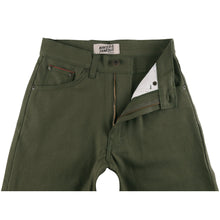 Load image into Gallery viewer, Max - Army Green Duck Selvedge
