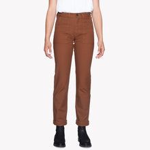 Load image into Gallery viewer, Women&#39;s - Fatigue Pant - Brick Canvas | Naked &amp; Famous Denim
