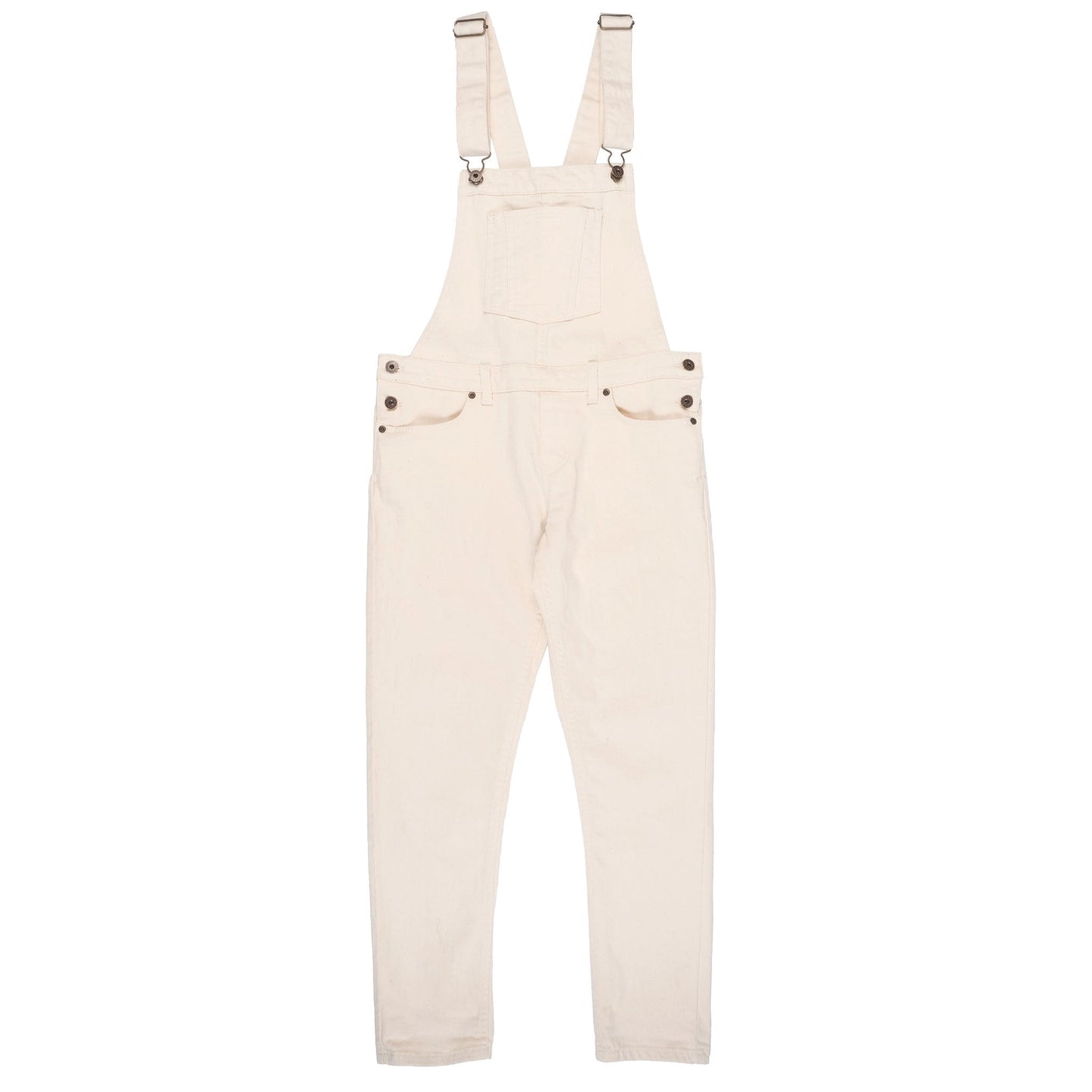 Women's - Straight Leg Overalls - Natural Seed Denim | Naked & Famous Denim