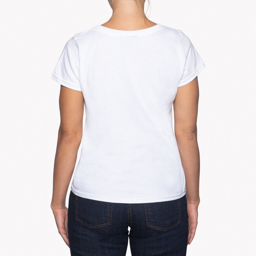 Women's - Circular Knit Ballet Tee - Double Ring-Spun Cotton - Black by Naked & Famous Denim